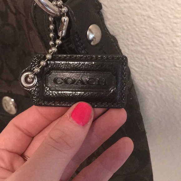 AUTHENTIC BLACK COACH PURSE - Picture 3 of 8
